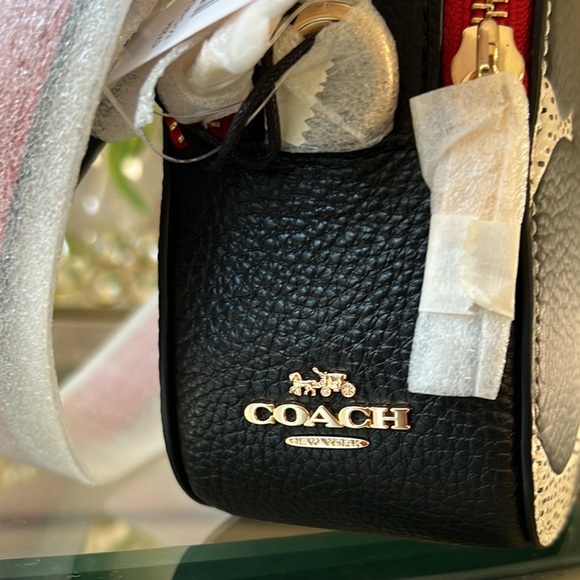 Coach Mini Jamie Camera Bag In Signature Canvas With Wildflower Print - Picture 8 of 9